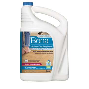 Bona PowerPlus Hardwood Floor Deep Cleaner Refill - 128 fl oz - Refill for Bona Spray Mops and Spray...