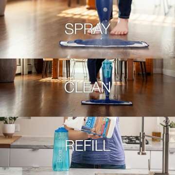 Bona PowerPlus Hardwood Floor Cleaner 128 fl oz - Eco-Friendly Shine