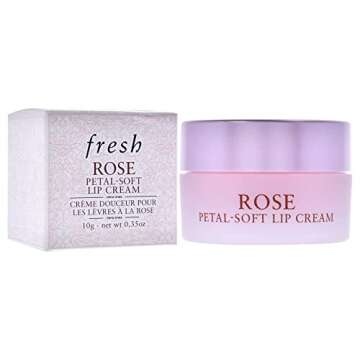 Fresh Rose Petal Lip Cream for Soft and Hydrated Lips