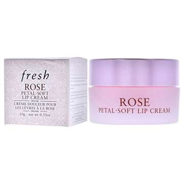 Fresh Rose Petal Lip Cream for Soft and Hydrated Lips