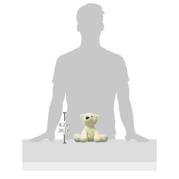 Fiesta Toys Comfies Bean Bag Animal Plush - 7.5" Polar Bear