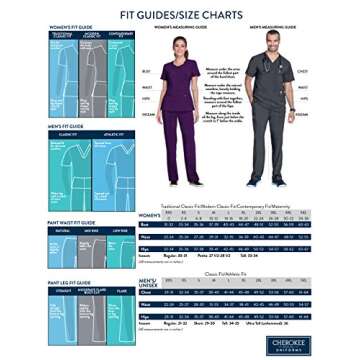 Cherokee Men's Underscrub Knit Top Modern Fit with Crew Neck and Center Back Length: 29" - WW700, M, Pewter