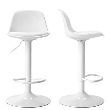 Finnhomy Counter Height Adjustable Bar Stools Set of 2