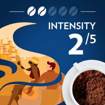 Lavazza Costiera Gran Aroma Ground Coffee 6 Bags of 12oz, Light Roast, Smooth and Aromatic Taste, Intensity 2/5, 100% Arabica, Ideal for Drip Brewers, (Pack of 6) - Package May Vary