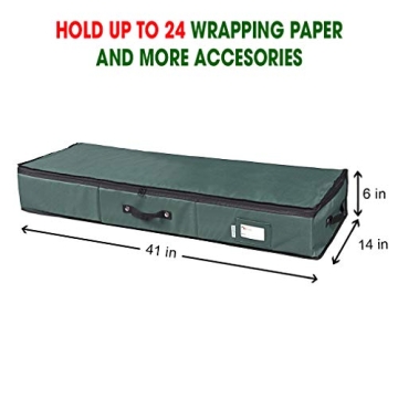 Primode Wrapping Paper Storage Case for Gift Wrap