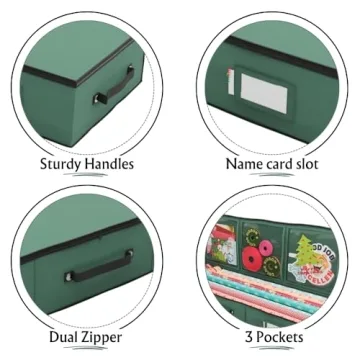 Primode Wrapping Paper Storage Case for Gift Wrap