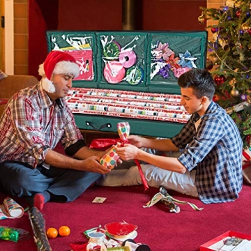 Primode Wrapping Paper Storage Case for Gift Wrap