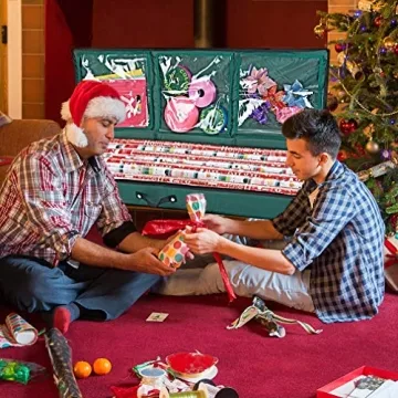 Primode Wrapping Paper Storage Case for Gift Wrap