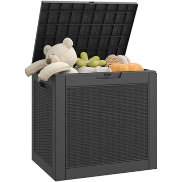 31 Gallon Resin Lockable Outdoor Storage Box