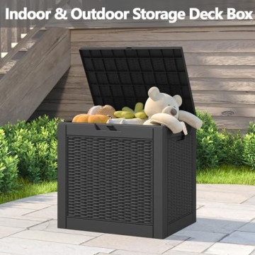 31 Gallon Resin Lockable Outdoor Storage Box