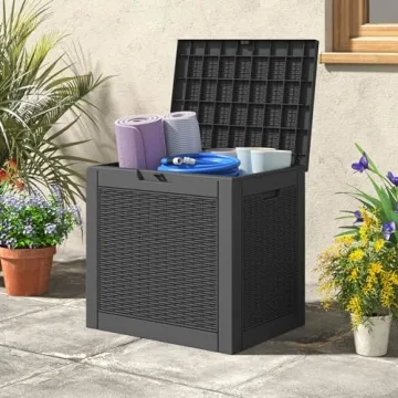 31 Gallon Resin Lockable Outdoor Storage Box