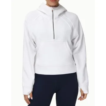 Stylish & Cozy Women's Fleece Half-Zip Hoodie