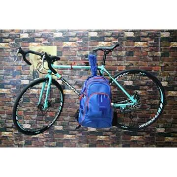 DIRZA Bike Wall Mount Hanger - Foldable, Space Saving Rack