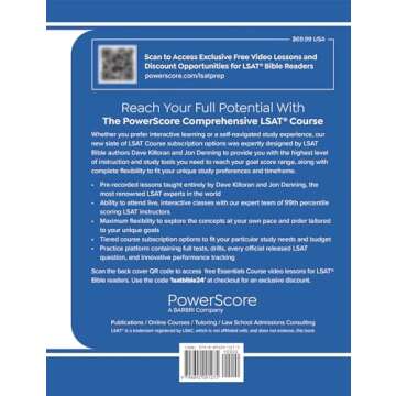 The PowerScore LSAT Logical Reasoning Bible 2024-2025: Self-Study Prep Strategies for the Logical Re...