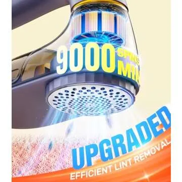 POPCHOSE Fabric Shaver - 6-Leaf Lint Remover with USB Rechargeable Design