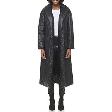 Calvin Klein womens SPORTSWEAR PACKABLE jacket,BLACK,Small