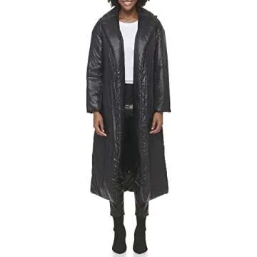 Calvin Klein womens SPORTSWEAR PACKABLE jacket,BLACK,Small