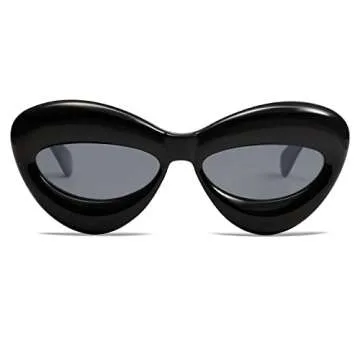 VANLINKER Funky Lip Shape Sunglasses for Festival Fun