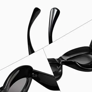 VANLINKER Funky Lip Shape Sunglasses for Festival Fun