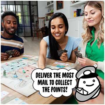 USPS Great American Mail Race: A Letter-Carrying Family Board Game for Kids 10+ and Adults