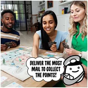 USPS Great American Mail Race: A Letter-Carrying Family Board Game for Kids 10+ and Adults