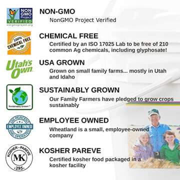 Hard Red Wheat Berries : Wheatland™ : 25 lb Bulk: Emergency Preparedness : Mylar : Oxygen Absorber...