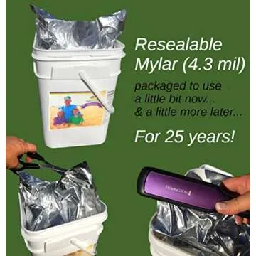 Hard Red Wheat Berries : Wheatland™ : 25 lb Bulk: Emergency Preparedness : Mylar : Oxygen Absorber : 30 Year Shelf Life : Non GMO: NO Glyphosate : Long Term Food Storage