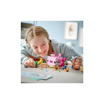 LEGO Minecraft The Axolotl House 21247 Building Toy Set