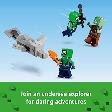 LEGO Minecraft The Axolotl House 21247 Building Toy Set