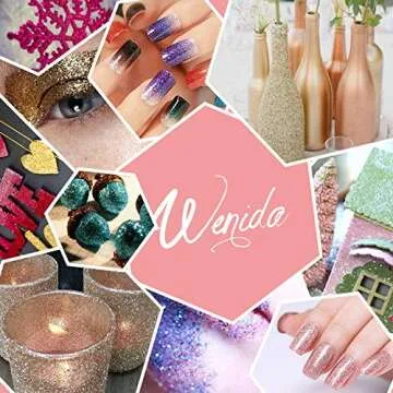 Glitter Wenida 12 Color Holographic Cosmetic & Craft Glitter