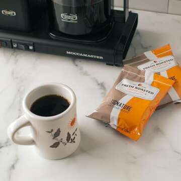 Fresh Roasted Coffee, Decaf Colombian, Kosher, Pre-Ground Fractional Packs, 1.75 Ounce, 42 Count