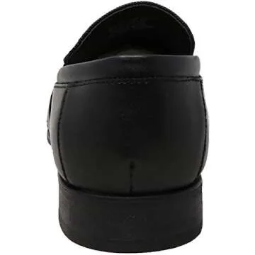 Calvin Klein Men's Bartley Oxford in Black Diamond Leather