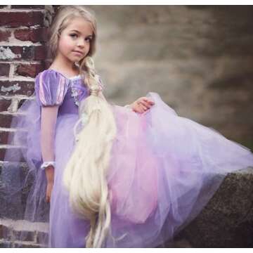 Axaxa Rapunzel Costume for Girls - Birthday & Halloween Dress
