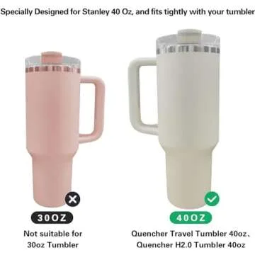 Dazhuocs Snack Bowl for Stanley Cup 40 oz Tumbler