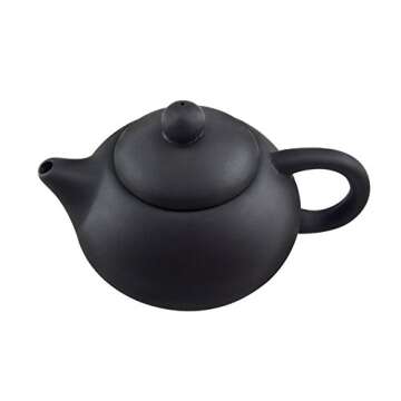 ufengkeExquisite Ceramic Porcelain Kungfu Tea Cup Set with Lid and Wooden Tea Tray-E