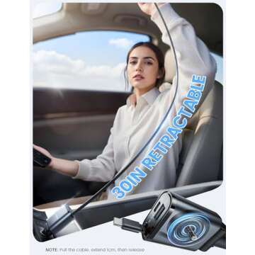 Lamicall Car Charger USB C Fast Charging Compact 57W