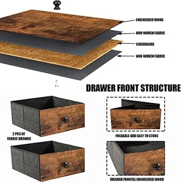 YGBH 6-Tier Kitchen Bakers Rack with Storage and Style