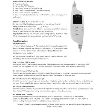 Deluxe Fleece Massage Table Warmer for Comfort and Safety