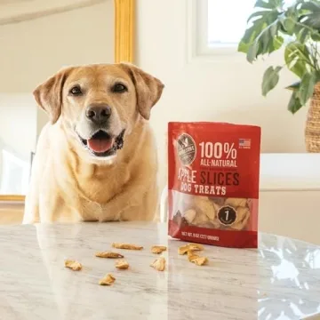 Wholesome Pride Apple Slices 100% All-Natural Single Ingredient, Soft, USA-Sourced Dog Treats, 8 oz