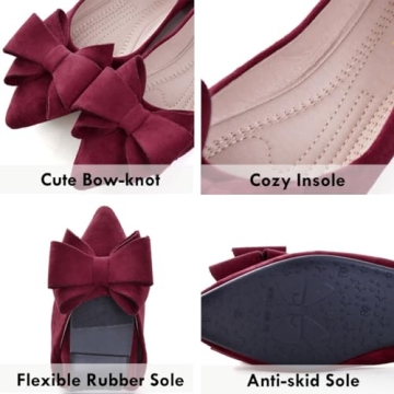 Stylish SAILING LU Bow-Knot Ballet Flats for Women