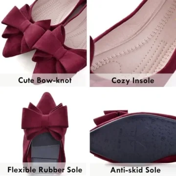 Stylish SAILING LU Bow-Knot Ballet Flats for Women