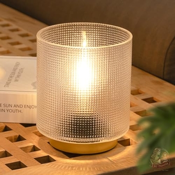 Stylish Battery Operated Table Lamp with Timer