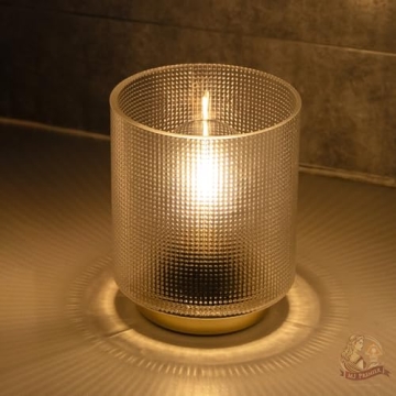 Stylish Battery Operated Table Lamp with Timer