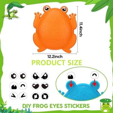 Tsomtto Kids Frog Stepping Stones for Ages 3-8