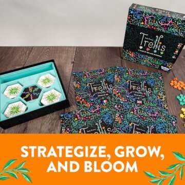 Trellis - Strategic Board Game | Perfect for Game Nights, Parties, and Casual Hangouts Components | ...