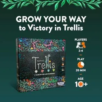 Trellis - Strategic Board Game | Perfect for Game Nights, Parties, and Casual Hangouts Components | Easy to Learn, Fun to Master | Ideal for 2-4 Players