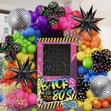 Back to The 80s Photo Booth Props for Nostalgic Parties