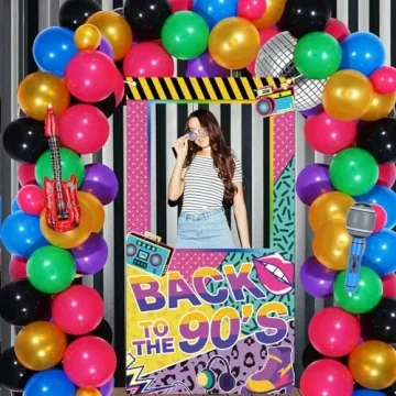 Back to The 80s Photo Booth Props for Nostalgic Parties