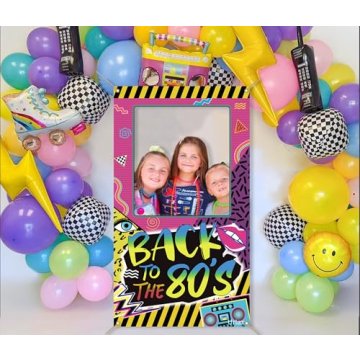 Back to The 80s Photo Booth Props for Nostalgic Parties