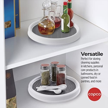 Copco 9-Inch Non-Skid Lazy Susan Turntables - Set of 2